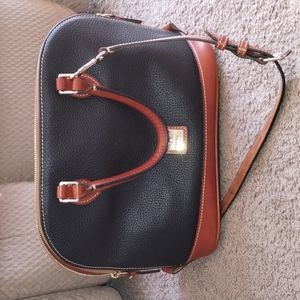 Dooney & Bourke Satchel * Black/Brown * Like New Condition